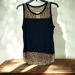 Cha Cha Vente Sleeveless Blouse Sz Petite Medium NWT